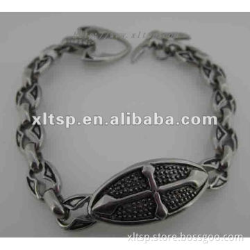 TS032 Fashion Accessory Crossing Jewelry, Casting Steel Bracelets Jewelry 2012, Lucky Charm Bracelet Jewelry